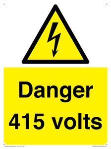 WE83: Danger 415 volts