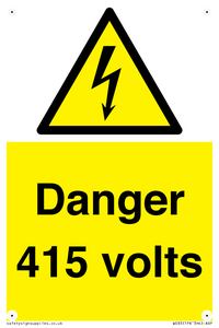 WE83: Danger 415 volts