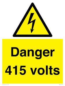 WE83: Danger 415 volts