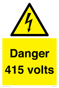 WE83: Danger 415 volts