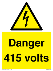 WE83: Danger 415 volts