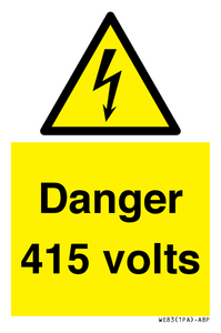 WE83: Danger 415 volts