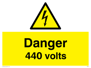 WE84: danger 440 volts