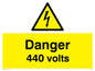 WE84: danger 440 volts