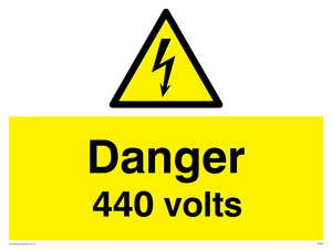 WE84: danger 440 volts
