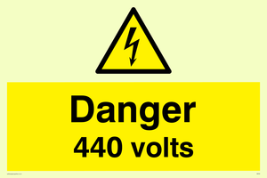WE84: danger 440 volts