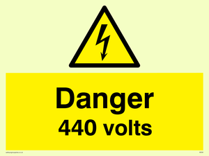 WE84: danger 440 volts