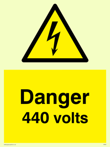 WE84: danger 440 volts