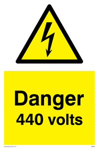 WE84: danger 440 volts