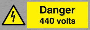 WE84: danger 440 volts