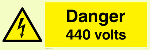 WE84: danger 440 volts