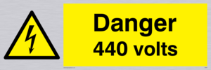 WE84: danger 440 volts