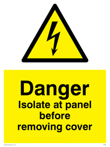 WE85: Isolate before removing cover