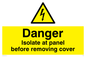 WE85: Isolate before removing cover