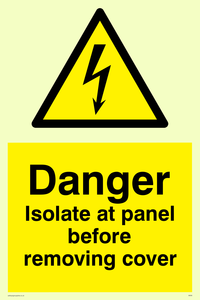 WE85: Isolate before removing cover