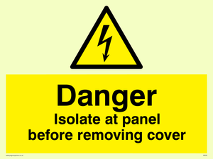 WE85: Isolate before removing cover