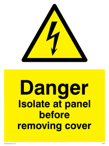 WE85: Isolate before removing cover