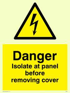 WE85: Isolate before removing cover