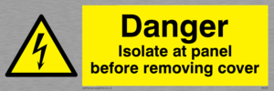WE85: Isolate before removing cover
