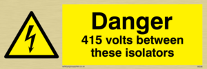 WE86: 415 volts between isolators