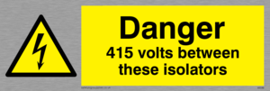 WE86: 415 volts between isolators
