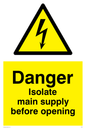WE87: Isolate main supply