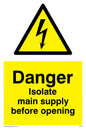 WE87: Isolate main supply