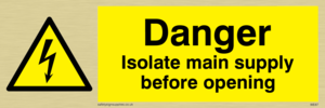 WE87: Isolate main supply