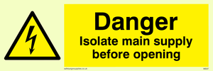 WE87: Isolate main supply