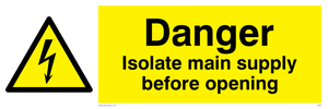 WE87: Isolate main supply