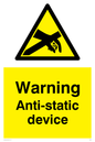 WE88: warning anti-static device