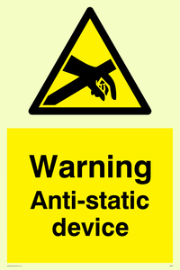 WE88: warning anti-static device