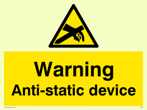 WE88: warning anti-static device