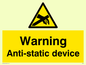 WE88: warning anti-static device