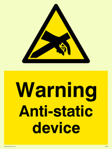 WE88: warning anti-static device