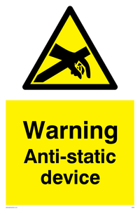 WE88: warning anti-static device