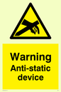 WE88: warning anti-static device