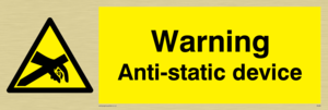 WE88: warning anti-static device