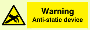 WE88: warning anti-static device