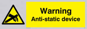 WE88: warning anti-static device