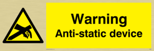 WE88: warning anti-static device