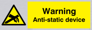 WE88: warning anti-static device