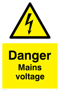 WE89: danger mains voltage
