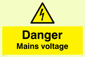 WE89: danger mains voltage
