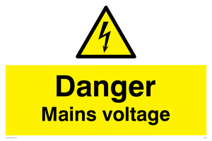 WE89: danger mains voltage