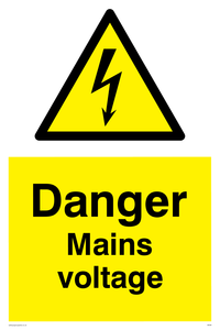 WE89: danger mains voltage