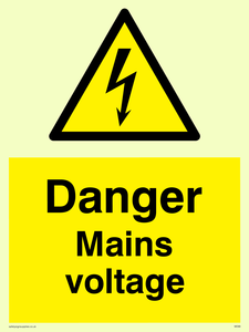 WE89: danger mains voltage