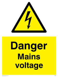 WE89: danger mains voltage