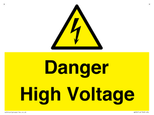 WE90: Danger High Voltage