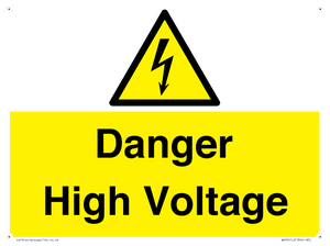 WE90: Danger High Voltage